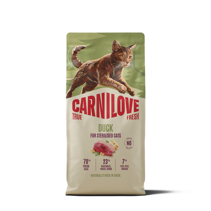 Carnilove Cat True Fresh Sterilizzato Anatra secco