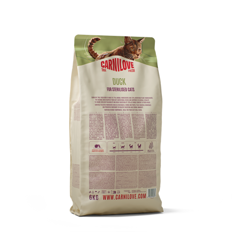 Carnilove Cat True Fresh Sterilizzato Anatra secco