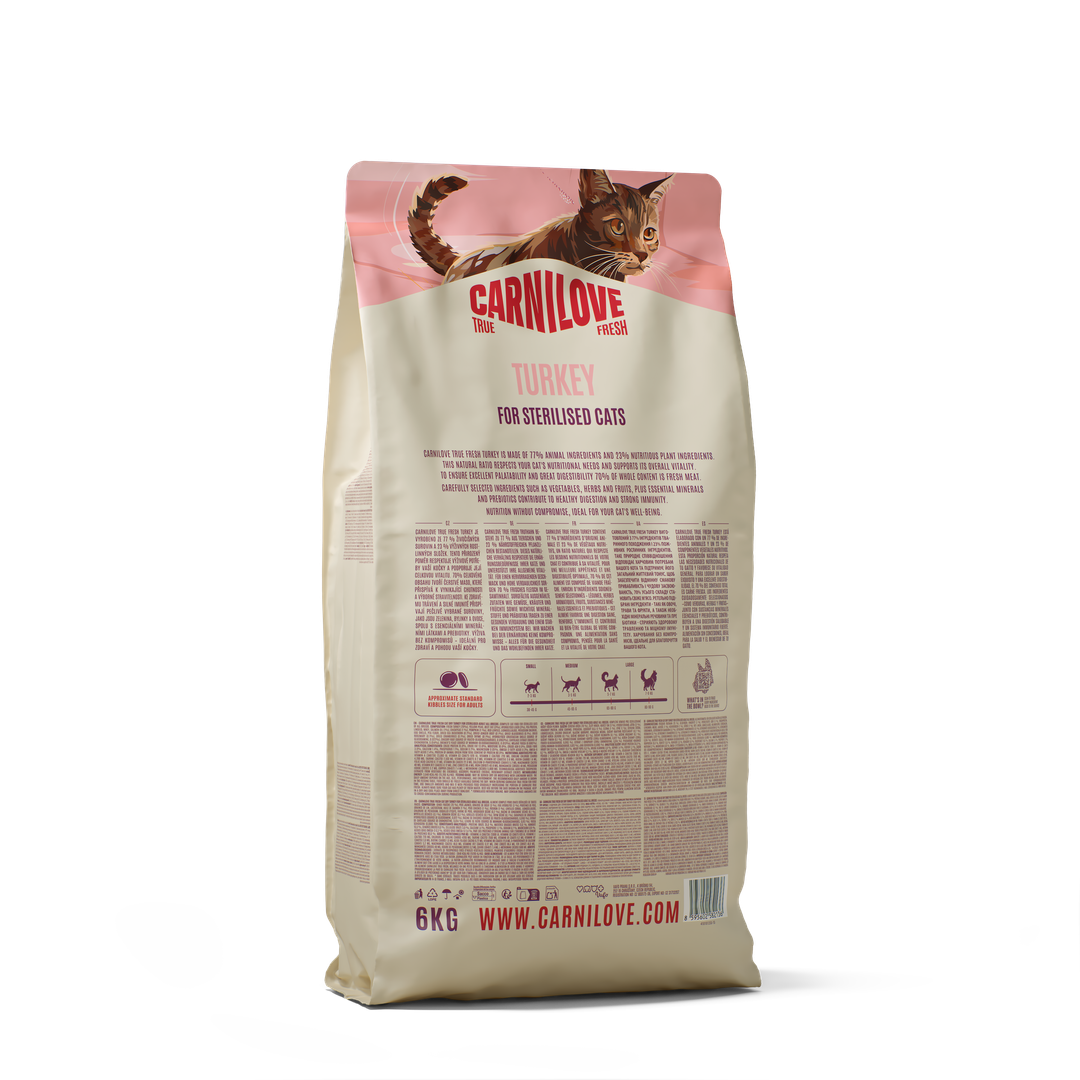 Carnilove Cat True Fresh Sterilizzato Tacchino secco
