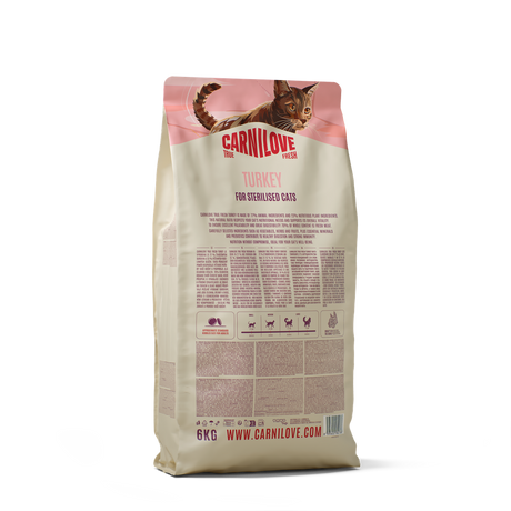 Carnilove Cat True Fresh Sterilizzato Tacchino secco