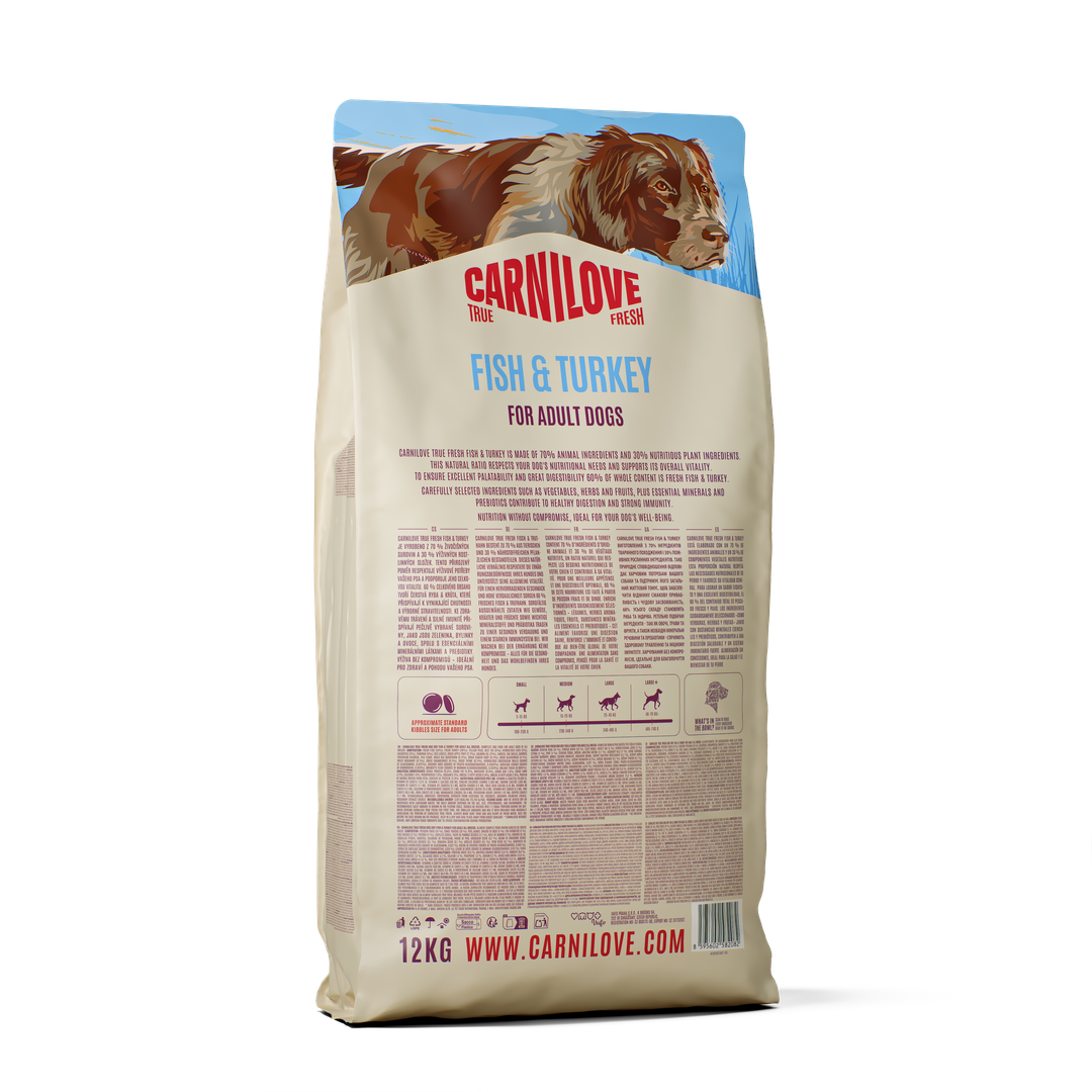 Carnilove Dog True Fresh Adult Pesce & Tacchino secco