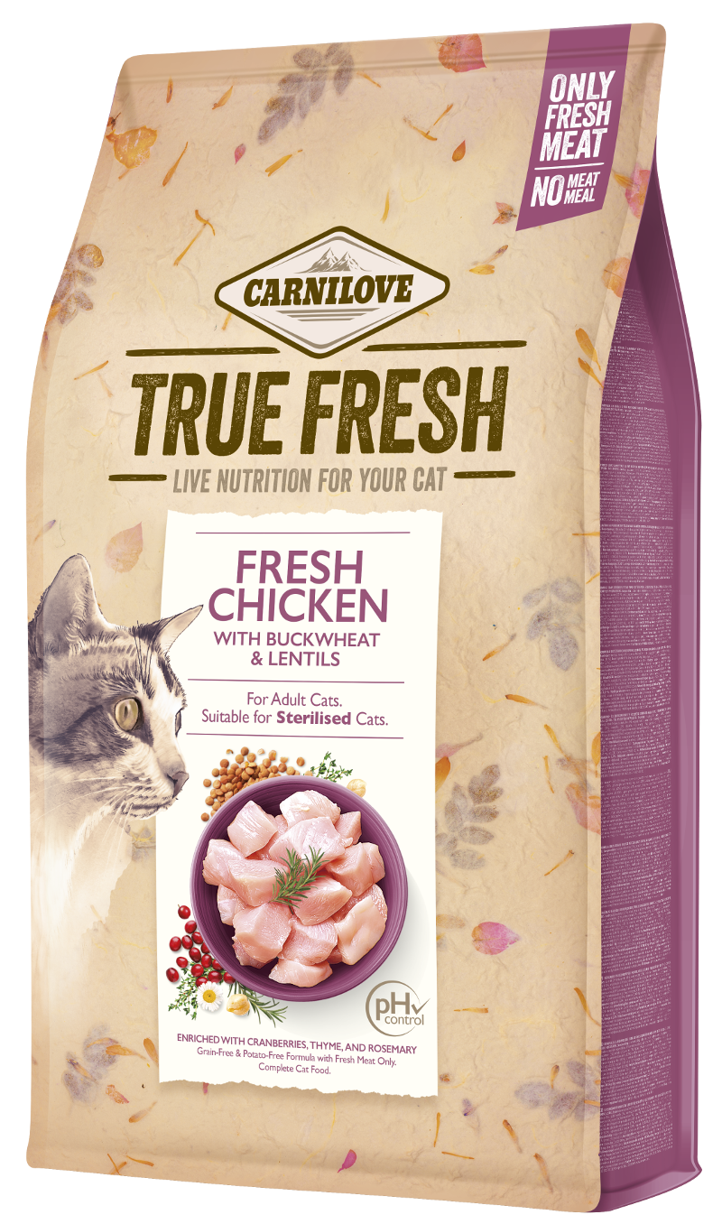 Carnilove True Fresh Pollo per Gatti Adulti anche Sterilizzati 1,8 kg