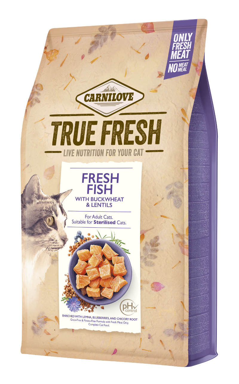 Carnilove True Fresh Pesce per Gatti Adulti anche Sterilizzati 1,8 kg