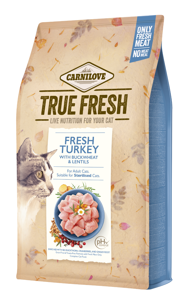 Carnilove True Fresh Tacchino per Gatti Adulti anche Sterilizzati 1,8 kg