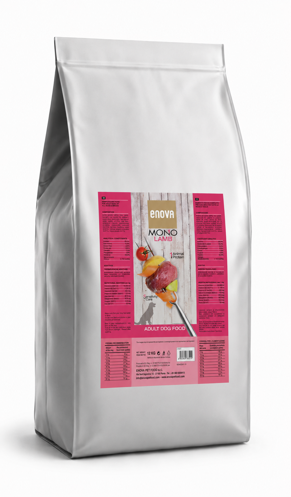 Enova Mono Lamb 12 kg - Adult Agnello