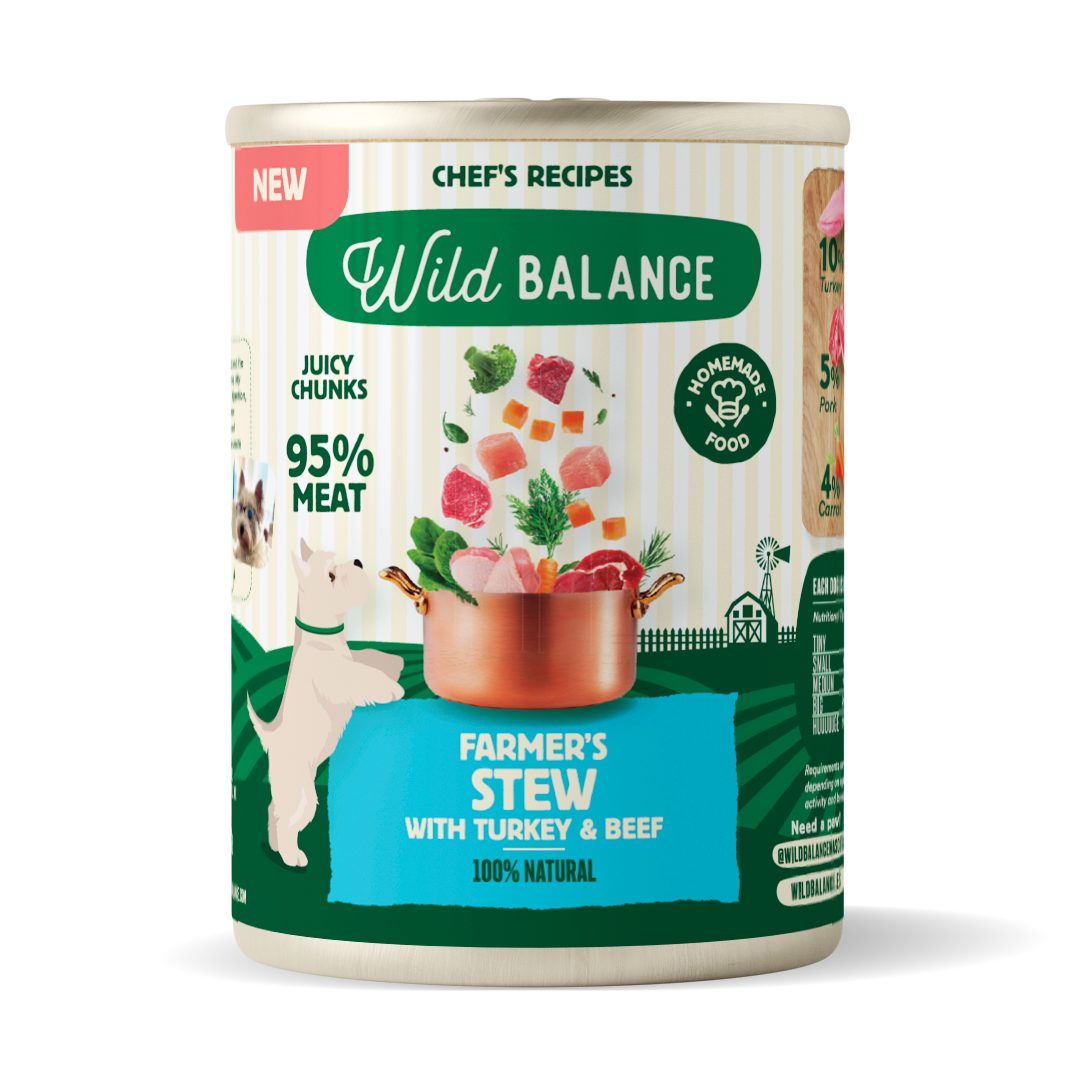 Wild Balance Dog Farmer's Stew con Tacchino & Manzo 400 g
