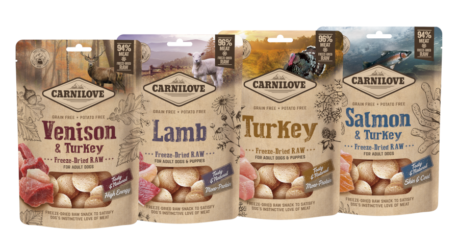 Carnilove Raw Snack Combo Pack (4 pz. x 60 g)