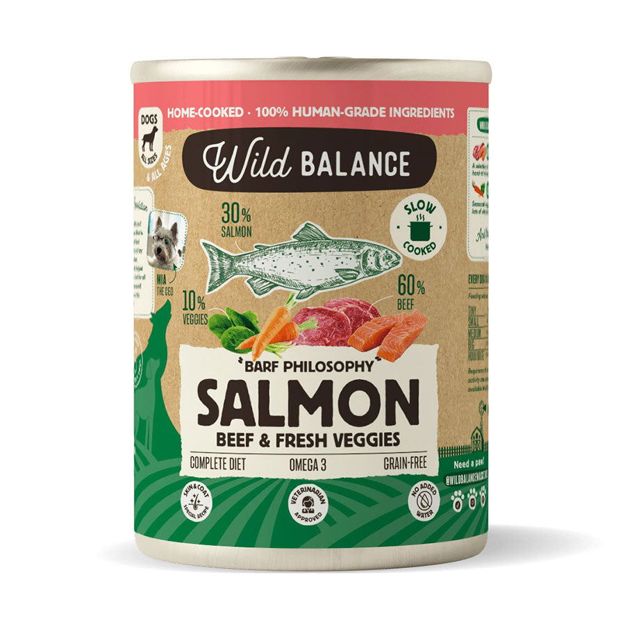 SUPEROFFERTA! Wild Balance Salmone, Manzo & Verdure Fresche 400 g