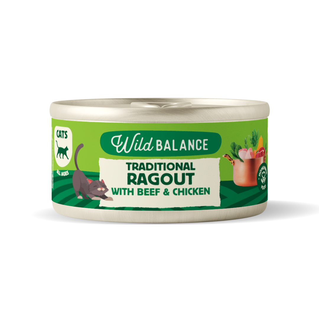 Wild Balance Cat Traditional Ragout con Manzo & Pollo per gatti 80 g