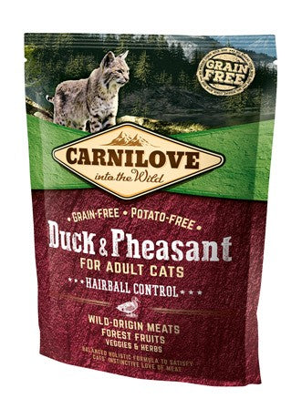 Carnilove Hairball Anatra & Fagiano 400 g