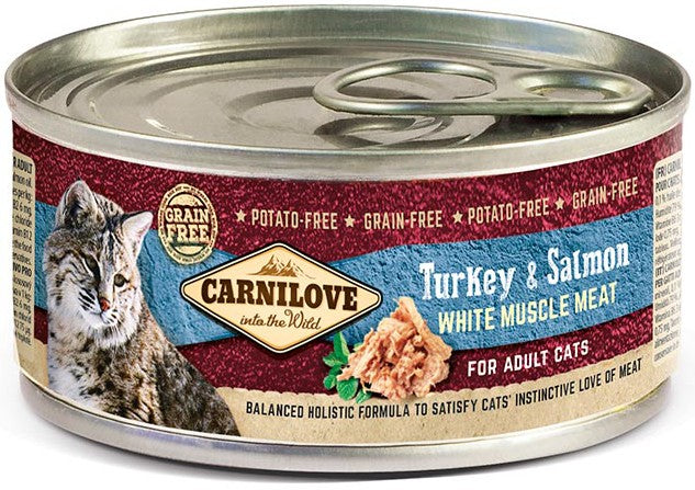 Carnilove Adult Cat Tacchino & Salmone (12 pz. x 100 g)