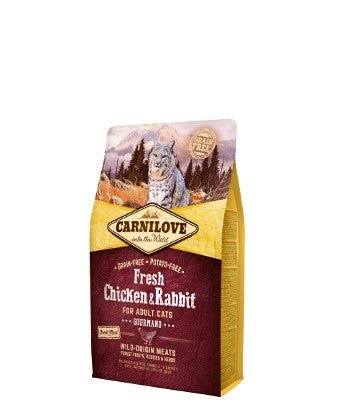 Carnilove Fresh Gourmand Pollo & Coniglio 2 kg