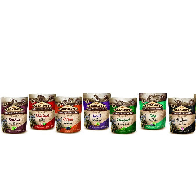 Carnilove Umido Buste Cane Combo Pack (8 pz. x 300 g)